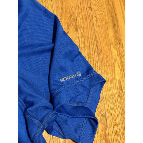 Merrell Performance T Shirt Men's Blue Size Large - Picture 5 of 8